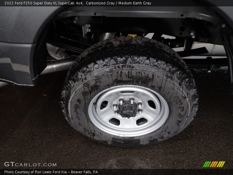 Carbonized Gray / Medium Earth Gray 2022 Ford F350 Super Duty XL SuperCab 4x4