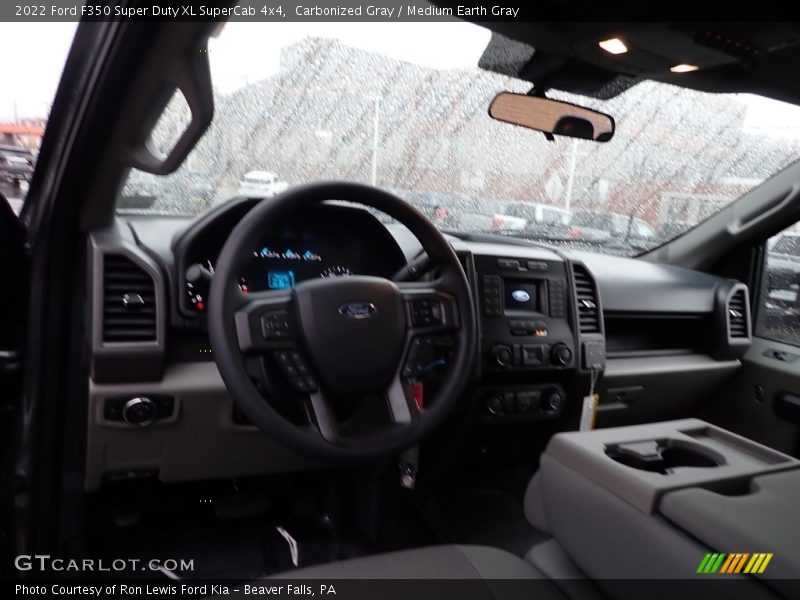 Carbonized Gray / Medium Earth Gray 2022 Ford F350 Super Duty XL SuperCab 4x4