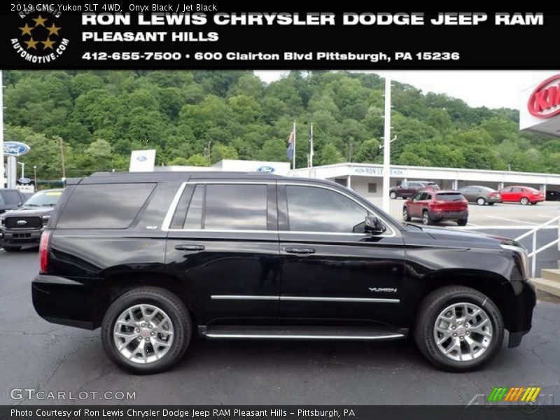 Onyx Black / Jet Black 2019 GMC Yukon SLT 4WD