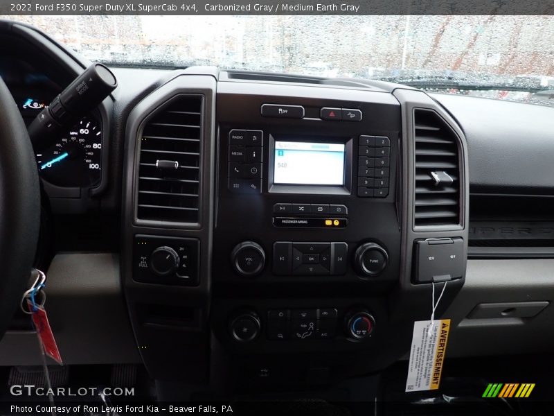 Carbonized Gray / Medium Earth Gray 2022 Ford F350 Super Duty XL SuperCab 4x4