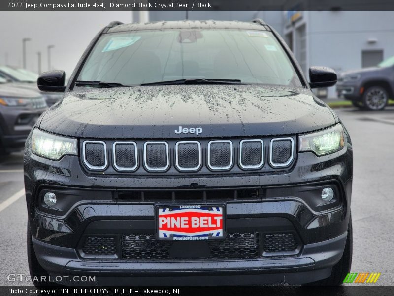 Diamond Black Crystal Pearl / Black 2022 Jeep Compass Latitude 4x4