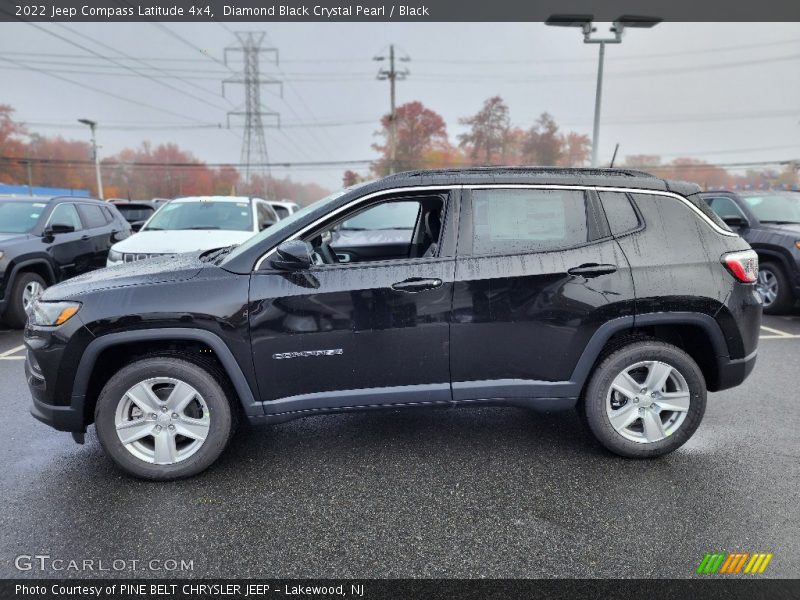 Diamond Black Crystal Pearl / Black 2022 Jeep Compass Latitude 4x4