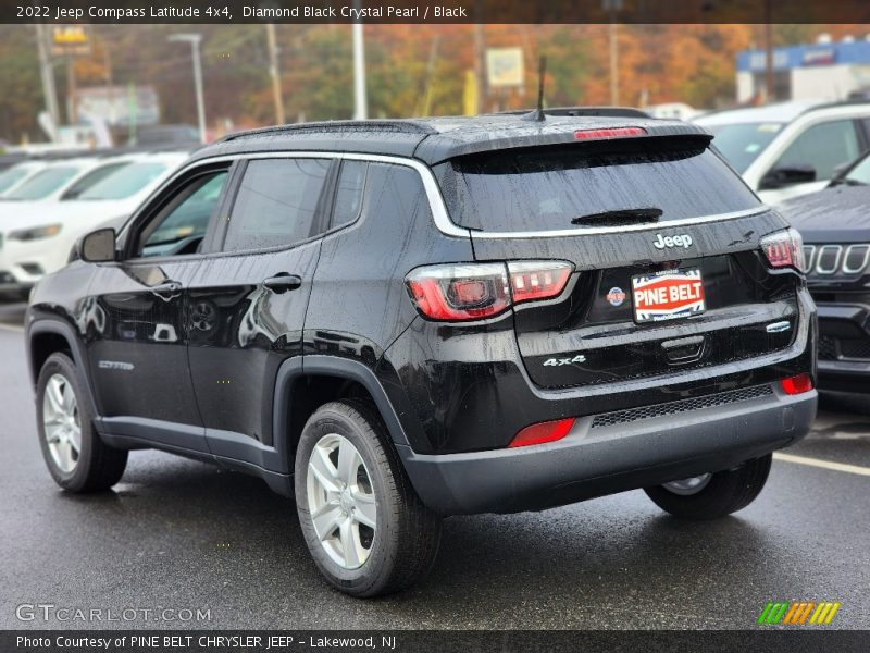 Diamond Black Crystal Pearl / Black 2022 Jeep Compass Latitude 4x4