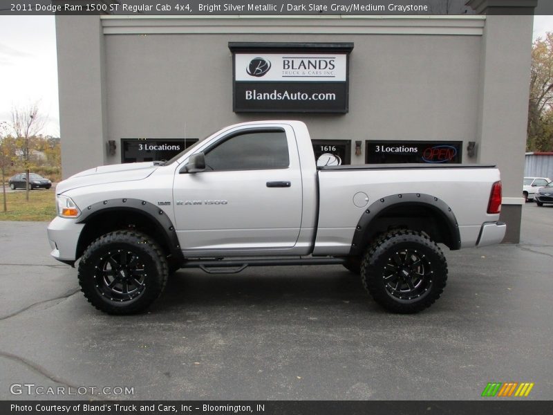 Bright Silver Metallic / Dark Slate Gray/Medium Graystone 2011 Dodge Ram 1500 ST Regular Cab 4x4