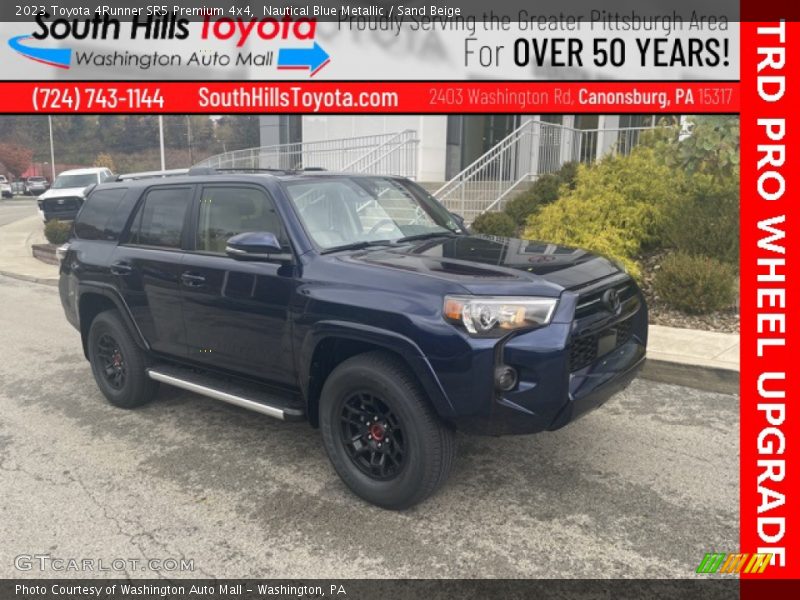 Nautical Blue Metallic / Sand Beige 2023 Toyota 4Runner SR5 Premium 4x4