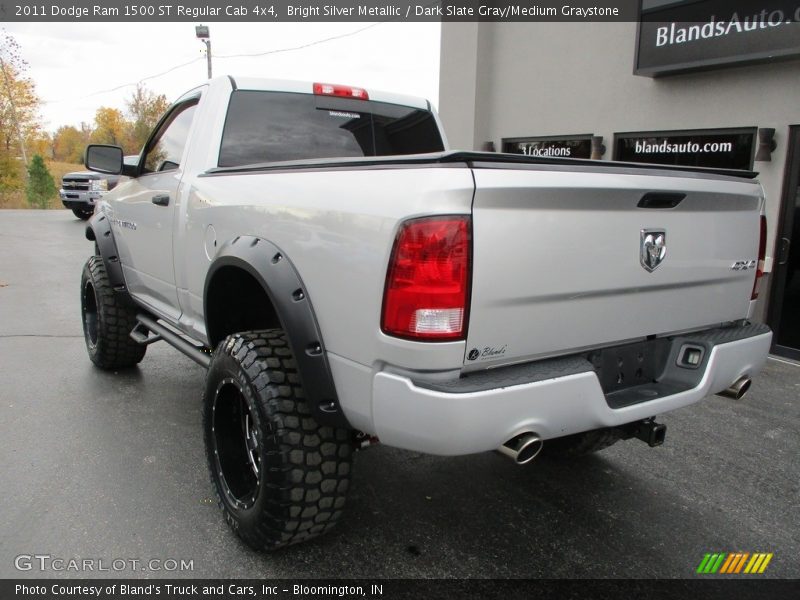 Bright Silver Metallic / Dark Slate Gray/Medium Graystone 2011 Dodge Ram 1500 ST Regular Cab 4x4