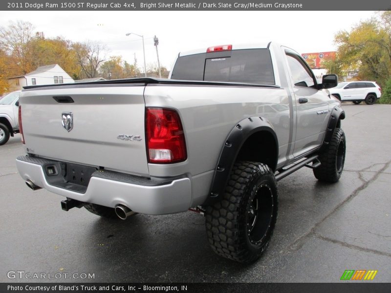 Bright Silver Metallic / Dark Slate Gray/Medium Graystone 2011 Dodge Ram 1500 ST Regular Cab 4x4