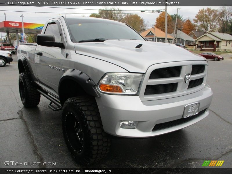 Bright Silver Metallic / Dark Slate Gray/Medium Graystone 2011 Dodge Ram 1500 ST Regular Cab 4x4