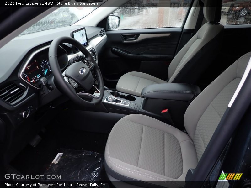 Front Seat of 2022 Escape SE 4WD