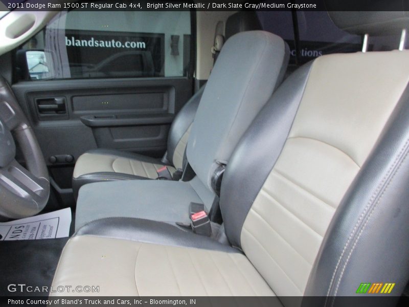 Bright Silver Metallic / Dark Slate Gray/Medium Graystone 2011 Dodge Ram 1500 ST Regular Cab 4x4