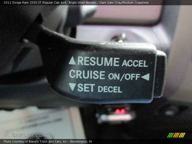 Bright Silver Metallic / Dark Slate Gray/Medium Graystone 2011 Dodge Ram 1500 ST Regular Cab 4x4