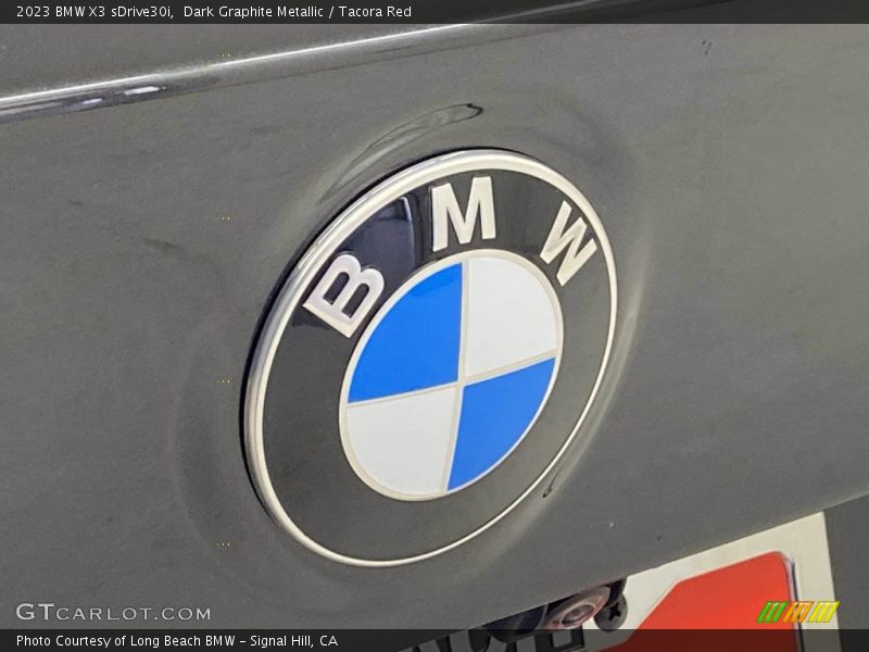 Dark Graphite Metallic / Tacora Red 2023 BMW X3 sDrive30i