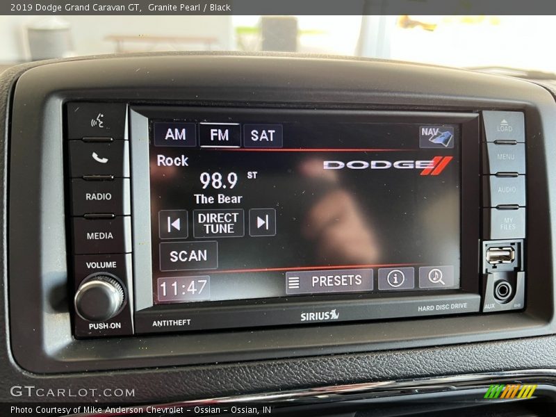 Granite Pearl / Black 2019 Dodge Grand Caravan GT