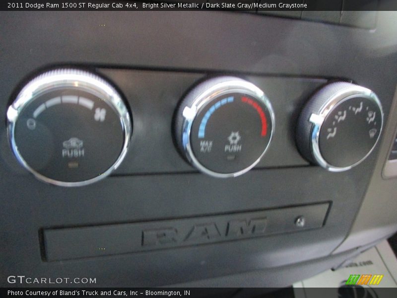 Bright Silver Metallic / Dark Slate Gray/Medium Graystone 2011 Dodge Ram 1500 ST Regular Cab 4x4