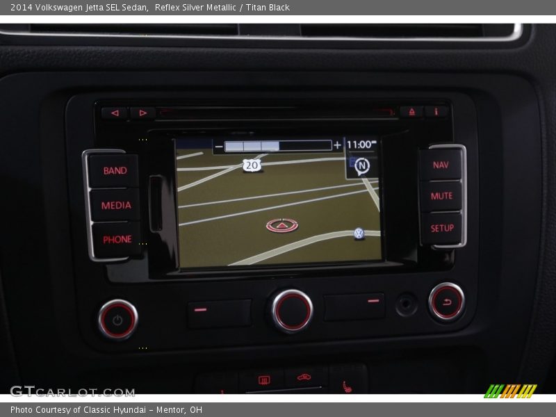 Navigation of 2014 Jetta SEL Sedan