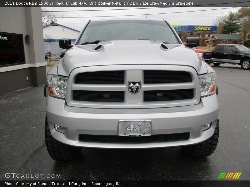 Bright Silver Metallic / Dark Slate Gray/Medium Graystone 2011 Dodge Ram 1500 ST Regular Cab 4x4