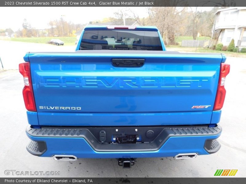 Glacier Blue Metallic / Jet Black 2023 Chevrolet Silverado 1500 RST Crew Cab 4x4