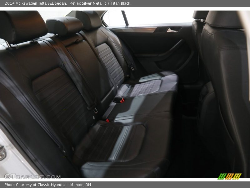 Rear Seat of 2014 Jetta SEL Sedan