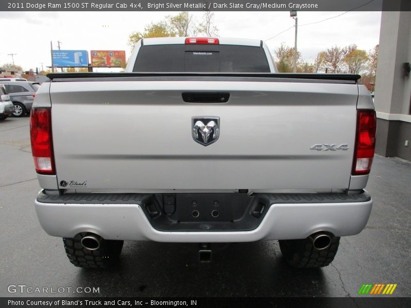 Bright Silver Metallic / Dark Slate Gray/Medium Graystone 2011 Dodge Ram 1500 ST Regular Cab 4x4