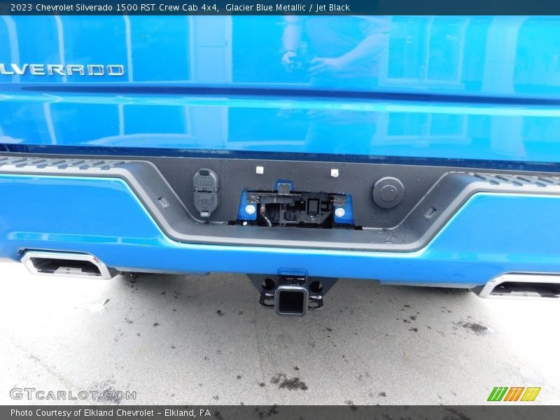 Glacier Blue Metallic / Jet Black 2023 Chevrolet Silverado 1500 RST Crew Cab 4x4