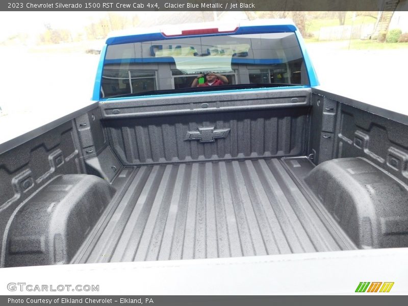 Glacier Blue Metallic / Jet Black 2023 Chevrolet Silverado 1500 RST Crew Cab 4x4