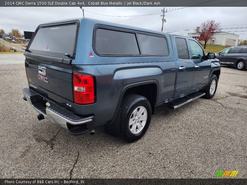 Cobalt Blue Metallic / Jet Black/Dark Ash 2014 GMC Sierra 1500 SLE Double Cab 4x4