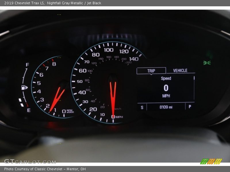 Nightfall Gray Metallic / Jet Black 2019 Chevrolet Trax LS