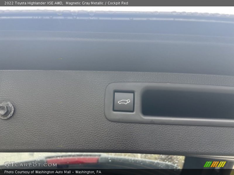 Magnetic Gray Metallic / Cockpit Red 2022 Toyota Highlander XSE AWD