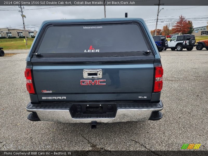 Cobalt Blue Metallic / Jet Black/Dark Ash 2014 GMC Sierra 1500 SLE Double Cab 4x4