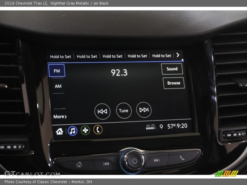 Nightfall Gray Metallic / Jet Black 2019 Chevrolet Trax LS