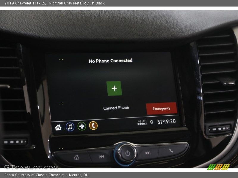 Nightfall Gray Metallic / Jet Black 2019 Chevrolet Trax LS