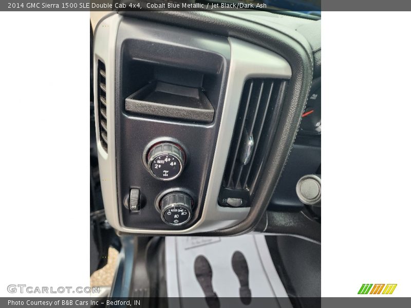 Cobalt Blue Metallic / Jet Black/Dark Ash 2014 GMC Sierra 1500 SLE Double Cab 4x4