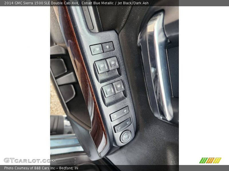 Cobalt Blue Metallic / Jet Black/Dark Ash 2014 GMC Sierra 1500 SLE Double Cab 4x4