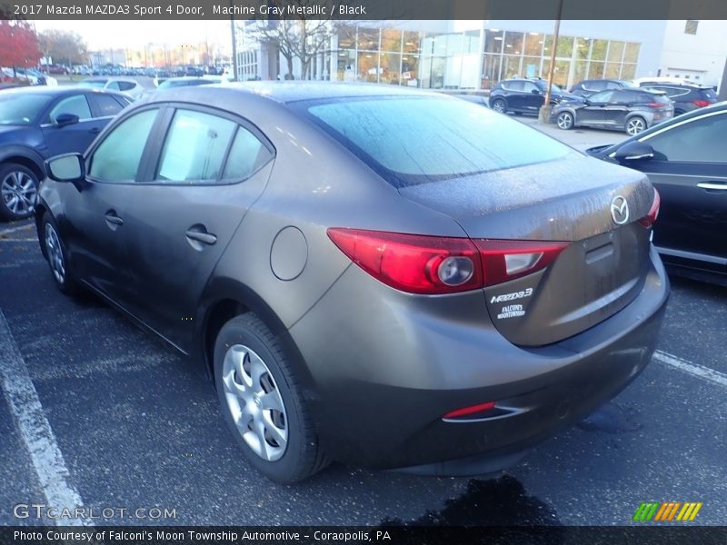 Machine Gray Metallic / Black 2017 Mazda MAZDA3 Sport 4 Door