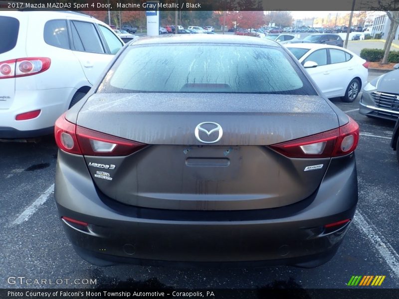 Machine Gray Metallic / Black 2017 Mazda MAZDA3 Sport 4 Door