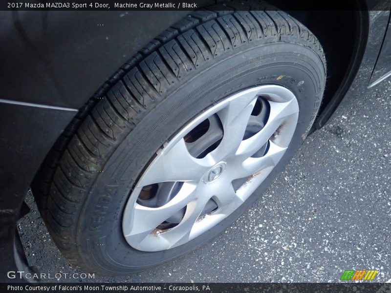 Machine Gray Metallic / Black 2017 Mazda MAZDA3 Sport 4 Door