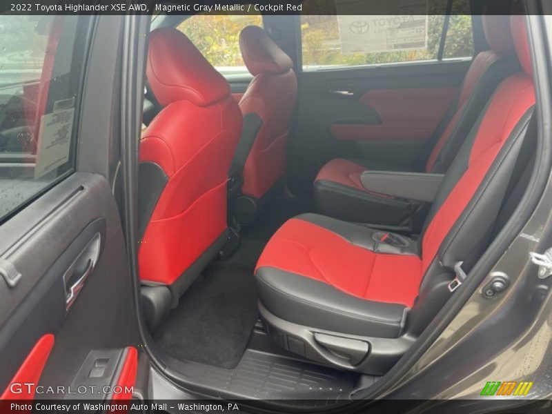 Magnetic Gray Metallic / Cockpit Red 2022 Toyota Highlander XSE AWD