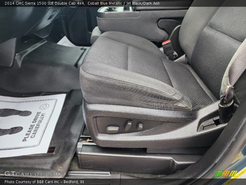 Cobalt Blue Metallic / Jet Black/Dark Ash 2014 GMC Sierra 1500 SLE Double Cab 4x4