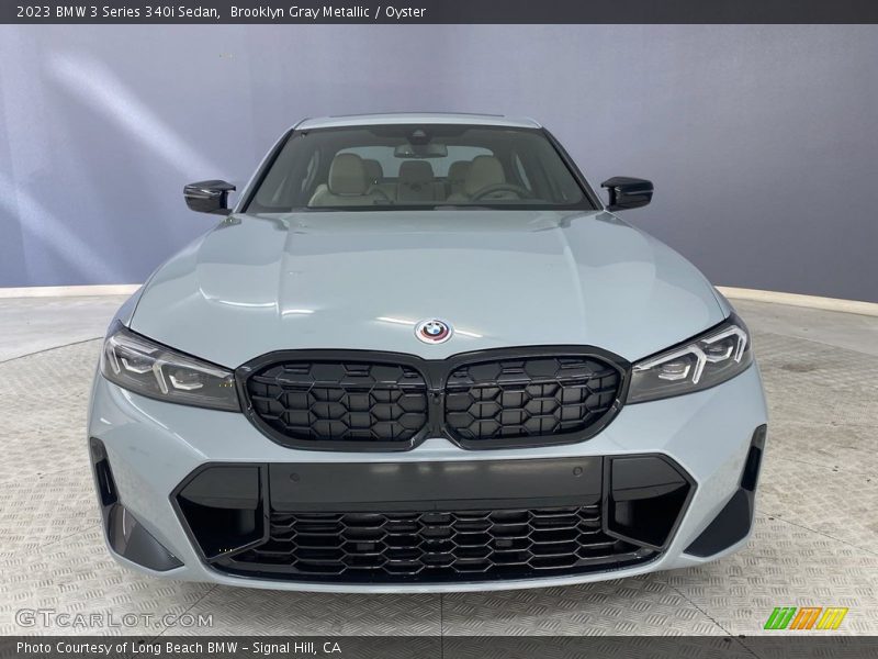 Brooklyn Gray Metallic / Oyster 2023 BMW 3 Series 340i Sedan