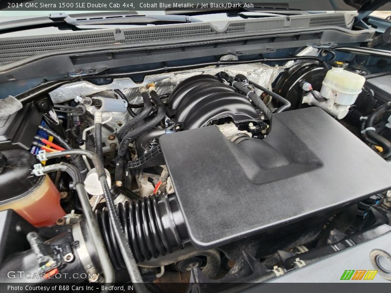 Cobalt Blue Metallic / Jet Black/Dark Ash 2014 GMC Sierra 1500 SLE Double Cab 4x4