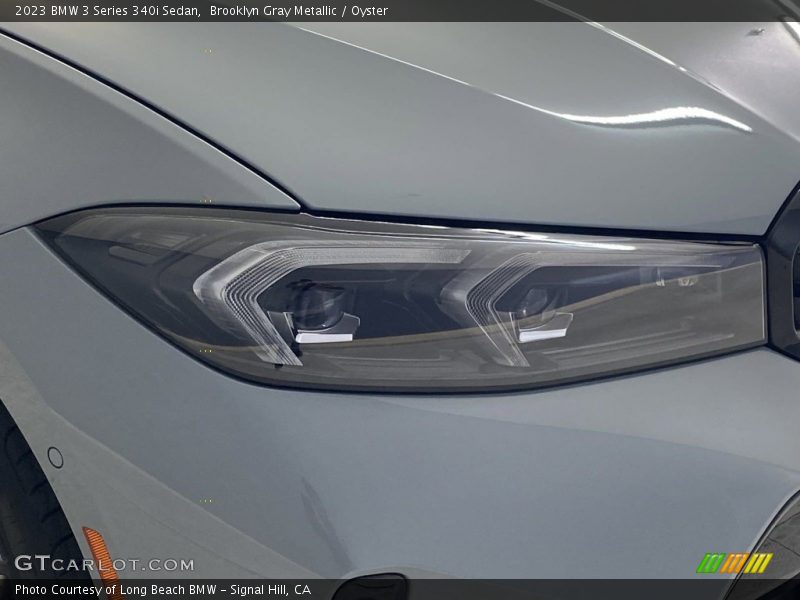 Brooklyn Gray Metallic / Oyster 2023 BMW 3 Series 340i Sedan