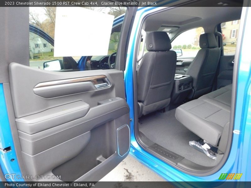 Glacier Blue Metallic / Jet Black 2023 Chevrolet Silverado 1500 RST Crew Cab 4x4