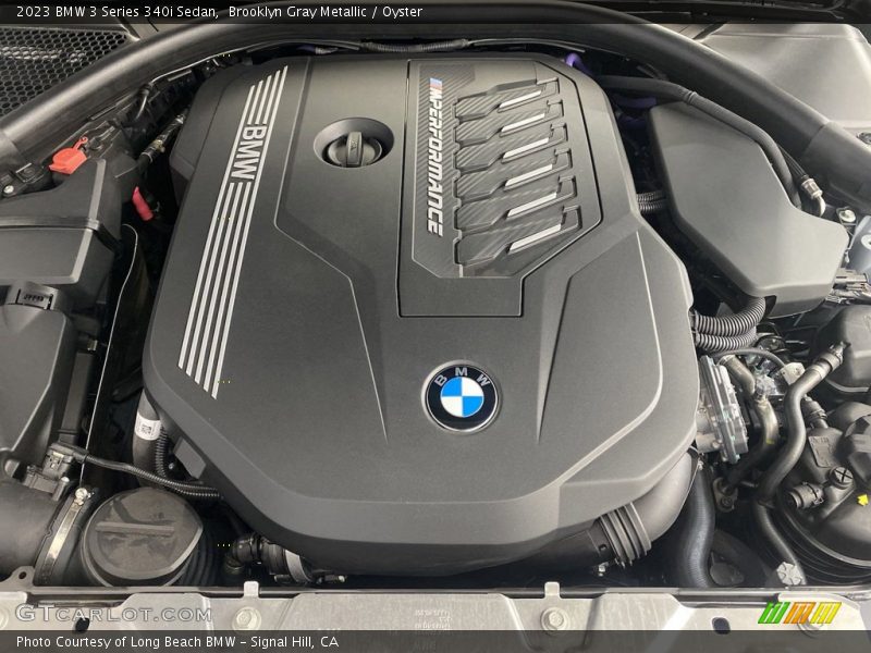 Brooklyn Gray Metallic / Oyster 2023 BMW 3 Series 340i Sedan