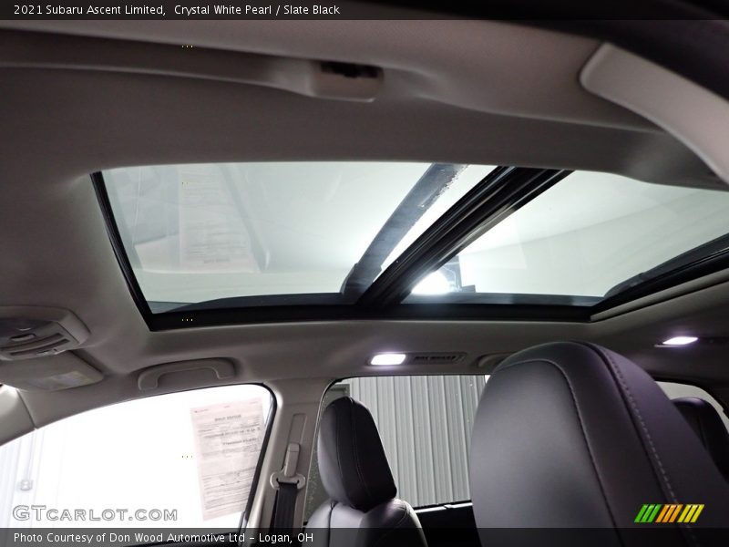 Crystal White Pearl / Slate Black 2021 Subaru Ascent Limited
