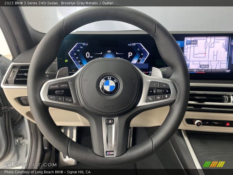 Brooklyn Gray Metallic / Oyster 2023 BMW 3 Series 340i Sedan