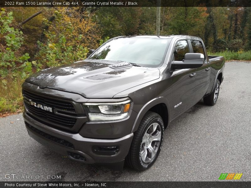 Granite Crystal Metallic / Black 2022 Ram 1500 Laramie Crew Cab 4x4