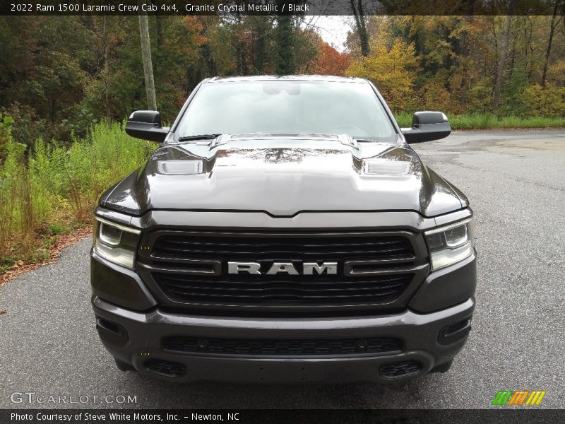 Granite Crystal Metallic / Black 2022 Ram 1500 Laramie Crew Cab 4x4