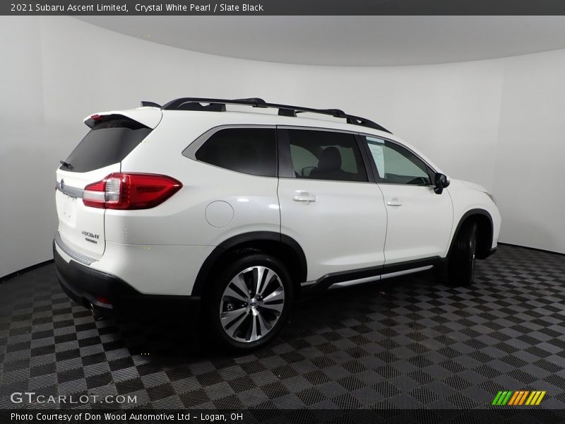 Crystal White Pearl / Slate Black 2021 Subaru Ascent Limited