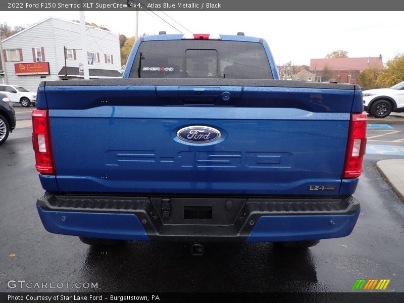 Atlas Blue Metallic / Black 2022 Ford F150 Sherrod XLT SuperCrew 4x4