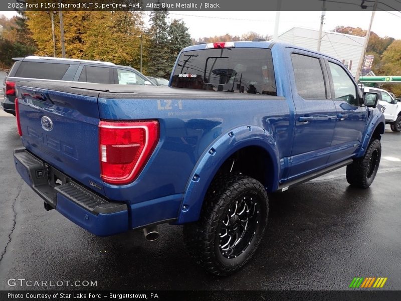 Atlas Blue Metallic / Black 2022 Ford F150 Sherrod XLT SuperCrew 4x4